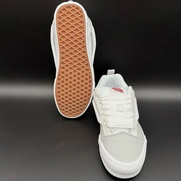 Vans White and Gray Knu Skool - Picture 6 of 7